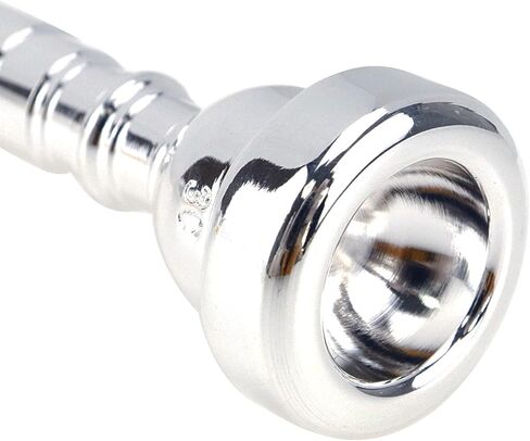 1 قطعة 3c البوق المعبرة 1.06 "× 3.43" الفضة المهنية أبواق البوق لأداة المهنية البوق الفم استبدال in Kuwait