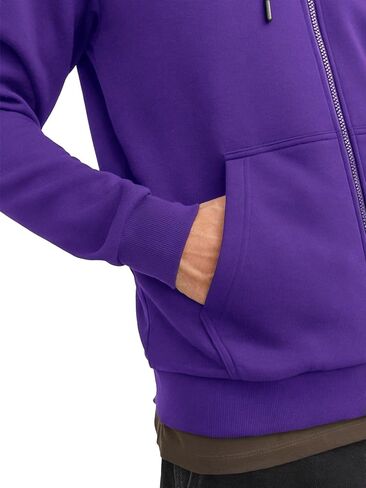 Men's Zip Up Hoodie Athletic Hoodies Long Sleeve Fleece Hooded Sweatshirts Lightweigt With Pockets (S-3XL) in Saudi Arabia
