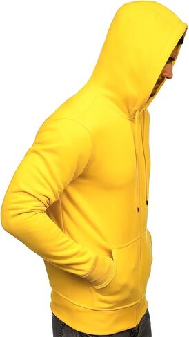 Men's Zip Up Hoodie Athletic Hoodies Long Sleeve Fleece Hooded Sweatshirts Lightweigt With Pockets (S-3XL) in Saudi Arabia