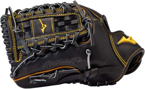 قفاز بيسبول Mizuno GMP2BK-100DT4 Mizuno Pro Pitcher مقاس 12 بوصة - جيب عميق، غطاء لليد اليسرى، أسود in Saudi Arabia