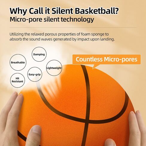 Silent Basketball Mini Basketball Indoor Basketball for Kids Small Basketball Dribbling Indoor in Saudi Arabia
