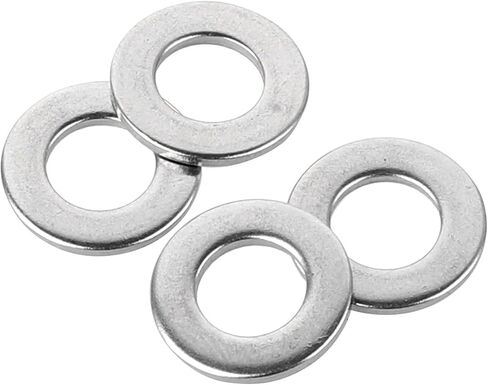 100 PCS Washer M8 Washer Stainless Washers Metric Flat Washers Fender Flat Washers Metal Flat Washer Bolts Washers General Use Flat Washers for Screws and Bolt in Saudi Arabia