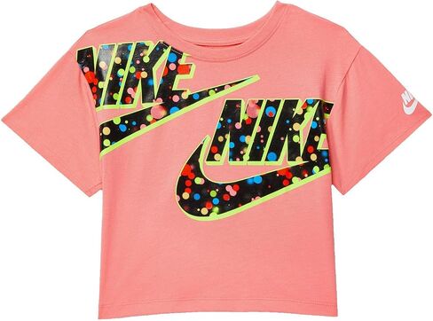 Nike Girl's Futura Bokeh Swoosh Tee (Little Kids) Pink Gaze 6X Little Kid in Saudi Arabia