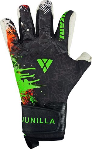 Vizari Junilla F.P. Soccer GK Goalkeeper Gloves with Finger Protection for Adults and Teens | Professional Level in Saudi Arabia