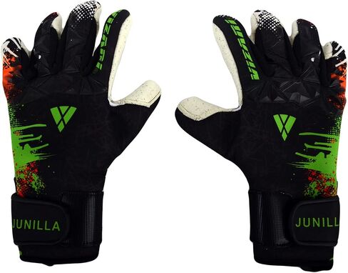 Vizari Junilla F.P. Soccer GK Goalkeeper Gloves with Finger Protection for Adults and Teens | Professional Level in Saudi Arabia
