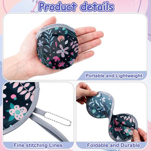 Suzile 12 Pieces Colorful Floral Round Fans Handheld Compact Cooling Fans Disc Fans Portable Hand Fan Folding for Outdoor Games Wedding Party Decorations Summer Outdoor Activity, 6 Patterns(Flower) in Saudi Arabia