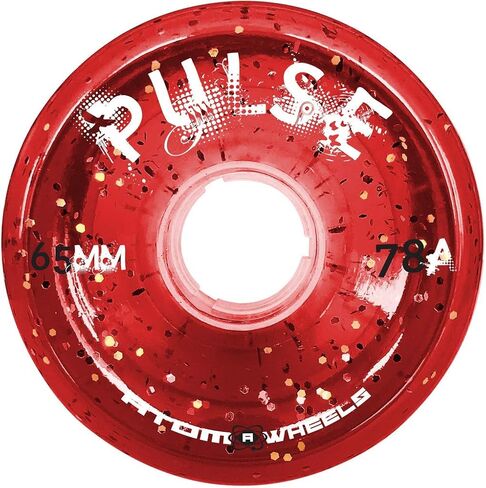 Pulse Outdoor Quad Roller Wheels (Hardness 78A, 65mm x 37mm) in Saudi Arabia
