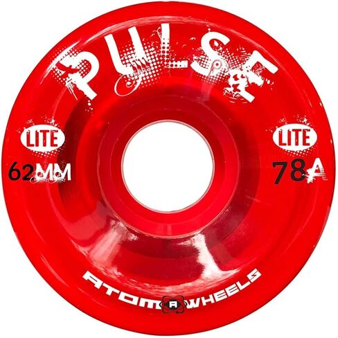 Pulse Outdoor Quad Roller Wheels (Hardness 78A, 65mm x 37mm) in Saudi Arabia