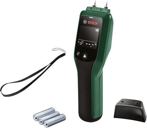 مقياس الرطوبة من Bosch UniversalHumid (نتائج دقيقة بفضل اختيار المجموعة الخشبية وإشارة المرور LED لسهولة التفسير) in Saudi Arabia