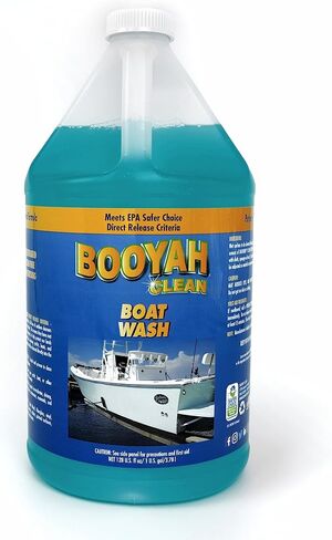 BooYah Clean Boat Wash – Only 4oz Per Gallon Super Concentrated Formula for Cleaning All Types of Watercraft – Meets EPA Safer Choice Direct Release Criteria in Saudi Arabia