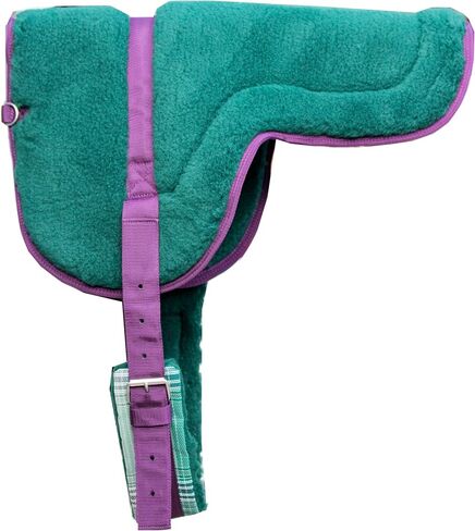وسادة Kensington Fleece Bareback - سرج من الصوف شديد التحمل مع مركز إسفنجي سميك بقياس 1 بوصة - يبلغ طوله 29 بوصة وعرضه 36 بوصة in Kuwait