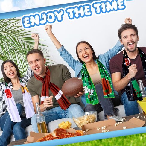 24 Pack Football Cooling Towel 40 x 12 Inch Ice Towel Breathable Chilly Towel Football Sports Towel Sweat Towel Fast Drying Towel for Neck Face Football Yoga Travel Outdoor Sport,4 Styles in Saudi Arabia