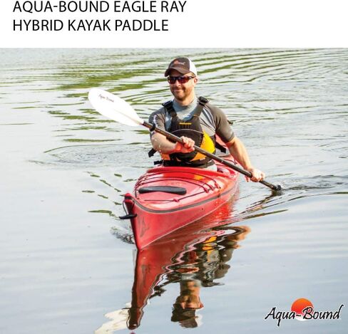 AQUA BOUND EagleRay Hybrid White Fiberglass Blade/Posi-Lok Carbon Shaft in Kuwait