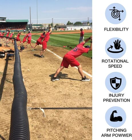 عصابات تدريب مقاومة الكرة اللينة للبيسبول، معدات تدريب البيسبول، مدرب رمي البيسبول ومدرب الذراع، مساعد تدريب الكرة اللينة لرمي قوة الذراع ورمي الإحماء والتمدد in Kuwait