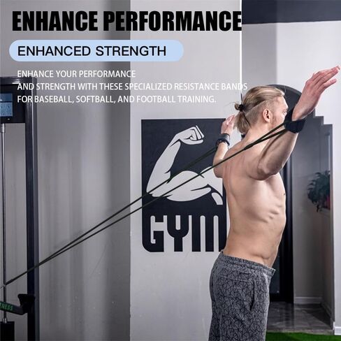 عصابات تدريب مقاومة الكرة اللينة للبيسبول، معدات تدريب البيسبول، مدرب رمي البيسبول ومدرب الذراع، مساعد تدريب الكرة اللينة لرمي قوة الذراع ورمي الإحماء والتمدد in Kuwait