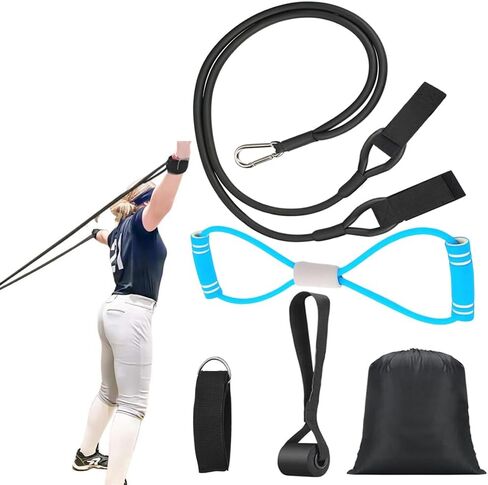 عصابات تدريب مقاومة الكرة اللينة للبيسبول، معدات تدريب البيسبول، مدرب رمي البيسبول ومدرب الذراع، مساعد تدريب الكرة اللينة لرمي قوة الذراع ورمي الإحماء والتمدد in Kuwait