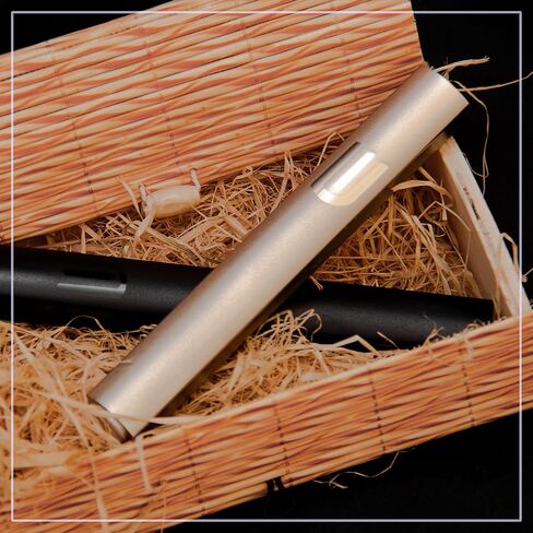 حافظة Mezuzah ذات مظهر مسطح من الألومنيوم لتمرير Mezuzah (التمرير غير متضمن) لمسة نهائية لامعة مع ساق مطبوعة، غطاء Mezuzah سهل التقشير واللصق (شامبانيا، 4.9 بوصة) in Saudi Arabia