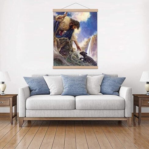 Wall Art Jesus Canvas Decor: Jesus Posters Wall Art - Christian Art Pictures Wall Decor - Religious Paintings Wall Art for Living Room Decor in Saudi Arabia