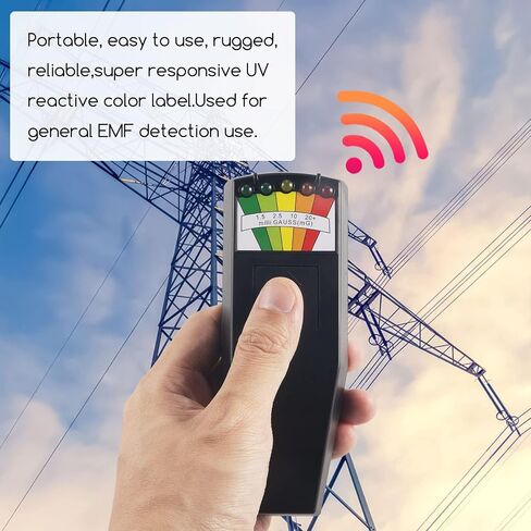 مقياس EMF، معدات صيد الأشباح، كاشف إشعاع المجال الكهرومغناطيسي، اختبار لفحص EMF المنزلي، المكتب والخارج، كاشف شبح رائع للهالوين in Saudi Arabia