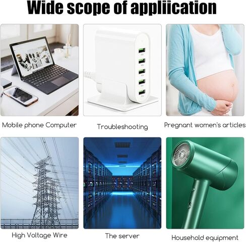 مقياس EMF، معدات صيد الأشباح، كاشف إشعاع المجال الكهرومغناطيسي، اختبار لفحص EMF المنزلي، المكتب والخارج، كاشف شبح رائع للهالوين in Saudi Arabia