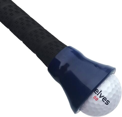 ELVES Golf Ball Pick-up Suction Cup Sticks on Putter，Putter Ball Pick up,Golf Ball Retriever for Putter Grips,Golf Ball Grabber Suction Cup Pick Up Back Saver Put On Putter Grip-Rubber in Saudi Arabia