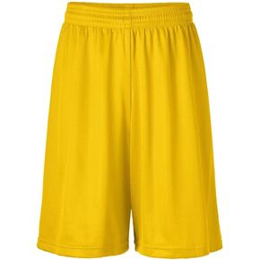 Soffe Boys Mini Mesh Nylon Athletic Shorts Gold