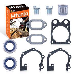 Gasket fit for Husqvarna K750 K760 Concrete Cutoff Saw Cylinder Part Needle Bearing, Gasket Set (As pictures), Cylinder Plug, Needle Bearing, Oil Seal.