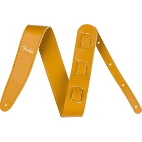 Fender Vegan Leather Guitar Strap, 2.5in, Black