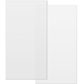 2 Pieces White PTFE Virgin Sheet Plastic 12 x 6 Inch Formable Fluoropolymer Board PTFE Sheet 1/16 Inch Thick Plastic Sheets Insulation Moldable Plastic