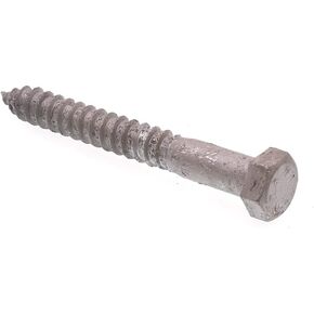Prime-Line 9056978 Hex Lag Screws, 1/2 x 4 In., A307 Grade-A Hot Dip Galvanized Steel (25 Pack)