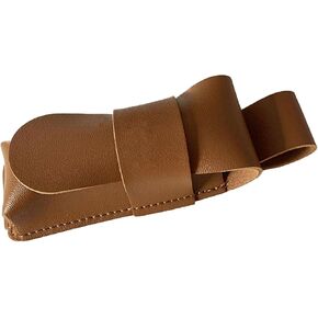 Harmonica Leather Case, PU Leather Portable Harmonica Storage Cases Vintage Instrument Protector Christmas Birthday Gifts