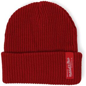 Mitchell & Ness Box Logo Cuffed Knit Cold Weather Beanie