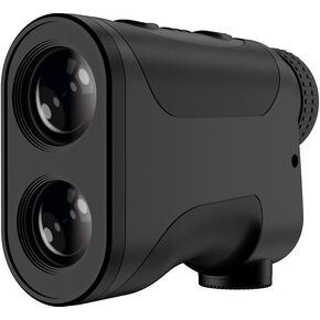 Golf Laser Rangefinder with Slope, 1200 Yards Range, 6X Magnification, Flag Locking, Rechargeable Battery, Black