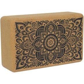YOGA DESIGN LAB | The Cork Block | Eco Friendly Luxury | Superior Grip and Strength | Natural