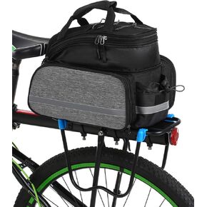 حقيبة Lixada Bike Pannier، حقيبة الدراجة ذات الجانب المزدوج المقاومة للماء بسعة 25 لتر لركوب الدراجات والسفر