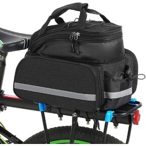 Lixada Bike Pannier Bag, 25L Double Side Waterproof Rear Rack Bike Bag for Riding Cycling Travelling