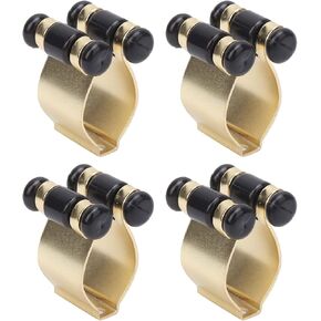 4pcs Billiards Cue Stick Clips Wooden Pole Billiards Cue Holder Clips Cue Rack Clip Wall Mount Pool Stick Holder Accessory