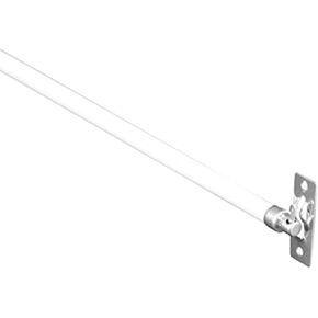 Swivel End Sash Curtain Rods 5/16 Inch 2 Rods per Pack 2 Sizes Adjustable Width,