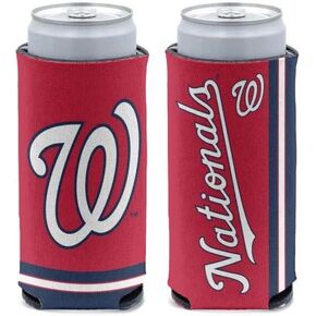 Wincraft MLB Washington Nationals Slim Can Cooler, Team Colors, One Size
