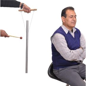 999 Hz Healing Tuned Pipe louder than tuning fork with mallet, hand stand