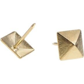 uxcell Upholstery Nails Tacks 12mm Square Head Antique Furniture Nails Pins Bronze Tone 20 Pcs