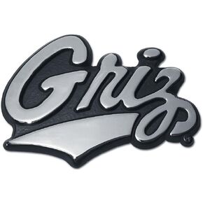 University of Montana Grizzlies Metal Auto Emblem