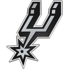 FANMATS 60441 شعار San Antonio Spurs عالي التحمل من الألومنيوم المنقوش بالألوان