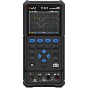 راسم الذبذبات الرقمي من سلسلة OWON HDS300 + مقياس متعدد + مولد موجي، متعدد الوظائف في واحد (HDS310S 100MHz 500MS/s 4 1/2 Digital 30MHz) in Kuwait