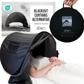 Patented Design Original Premium Light Blocking Tent - Perfect Blackout Curtains Alternative - Drug-Free Sleep Aid, Sleep Mask Like Tool That Promotes Better Sleep for Night Shift, Dorm, Travel
