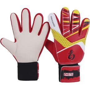 MioCloth Kids Goals Keeper Gloves Non-Slip Wear Resistant Soccer Ball Training Glove Super Grip Palms Goalie Gloves for Children Size 5