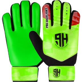 Goalkeeper Goalie Gloves, Soccer Gloves with Wrist Support, Soccer Goalkeeper Gloves for Kids, Youth and Junior Football Training