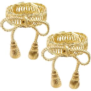 2 Pack Curtain Tiebacks,Butterfly Spring Design Modern Style Holdback Metal Curtain Tie Backs Home Decor(Gold)