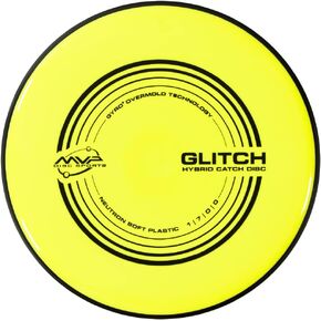 قرص MVP Disc Sports Neutron Glitch (ناعم) قرص Golf Hybrid Catch (145-150 جم / قد تختلف الألوان)