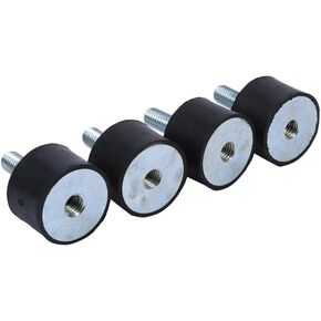 M8 M6 Vibration Isolator, Keenso Vibration Mount 2 Threaded Studs AntiVibration Isolation Rubber Mounts Boat Bobbins, pack of 4(VD3020 M823) Other Tuning